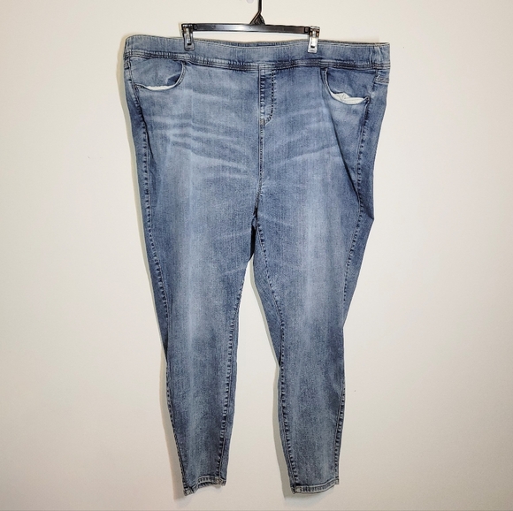 Torrid Pull On Lean Jean Skinny Jeggings 6T 6X Tall - Picture 1 of 9